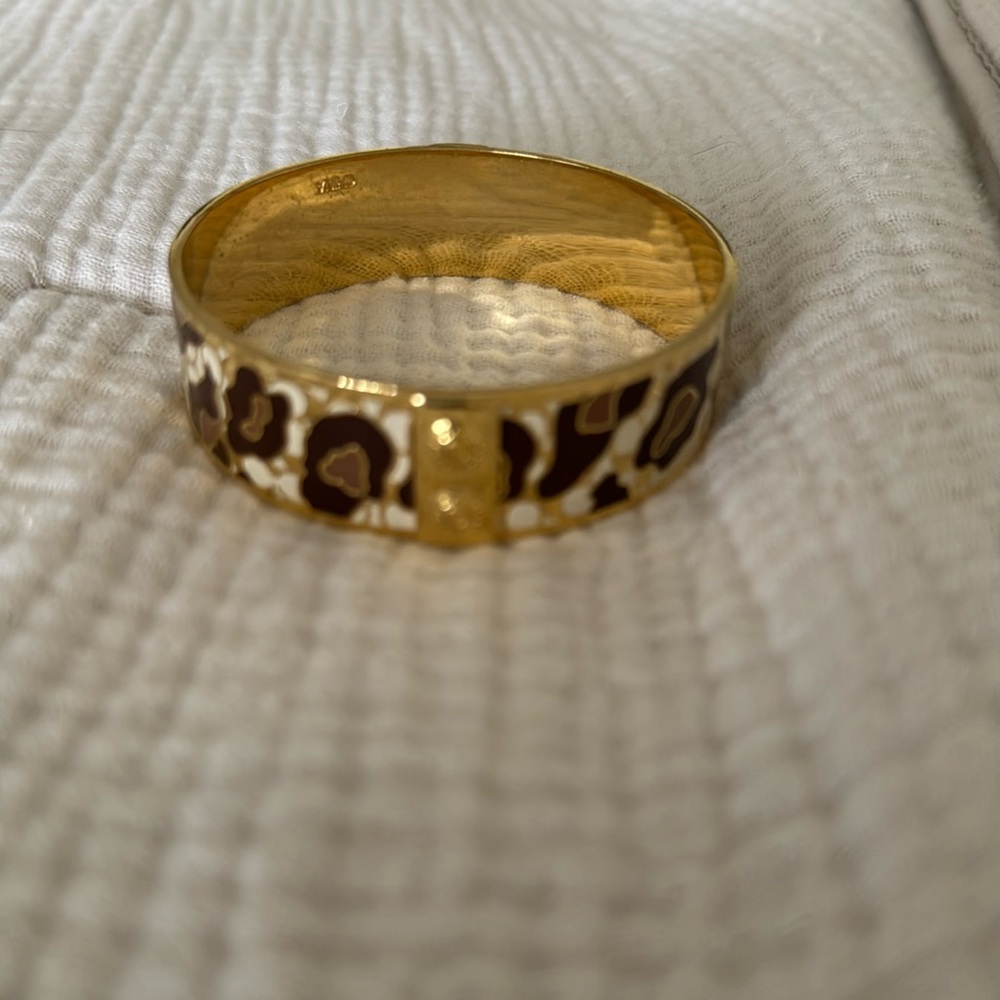 Coach Leopard Gold Bracelet